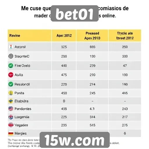 Comparação de bônus oferecidos por bet01 e concorrentes